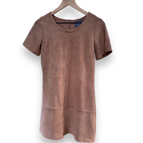 Nordstrom Paper Crane faux suede dress. Medium - Picture 4 of 14